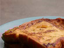 Pain perdu au chocolat & fruits façon burger