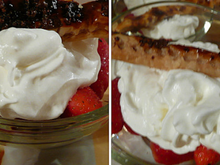 Fraises à la chantilly de mascarpone au limoncello