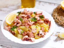 Salade de poulpe et pomme de terre
