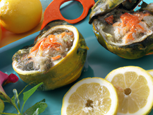 Citrons farcis de la mer