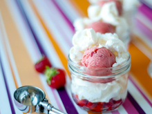 Vacherin facile aux fruits frais