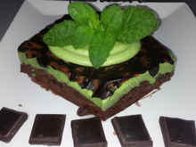Gâteau chocolat menthe