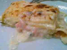 Lasagnes au saumon et à la sole