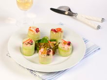 Faux Sushis de concombre à la grenade et bâtonnets Coraya Suprêmes