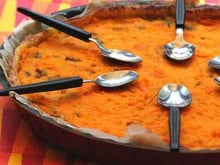 Tarte vigneronne à la crème de carottes
