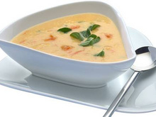 Soupe de maïs au piment et Philadelphia