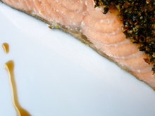 Saumon en croûte d'algues croustillantes