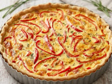Quiche Poivron-Lardon
