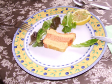 Terrine au saumon et au crabe