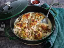 Le poulet mijoté crémeux au parmesan et jambon de Parme, parfait pour régaler toute la famille ce week-end