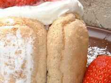 Charlotte aux fraises façon tiramisu