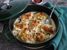 À l’approche de l’automne, cette recette de poulet mijoté à la crème de parmesan et jambon de Parme est parfaite pour se régaler