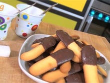 Langues de chat au chocolat