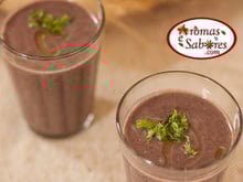 Haricots noirs en bouillie