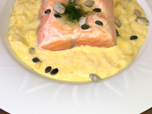 Pavé de saumon sauce balsamique