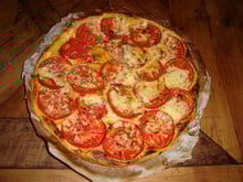 Tarte tomates-fromage vite fait, bien fait !