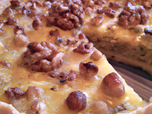 Quiche aux noix de pétoncles