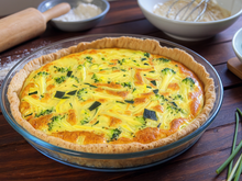 Tarte salée aux légumes de printemps