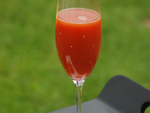 Smoothie tomates citrons et céleri