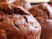 Muffins chocolat & pralin sans beurre très faciles