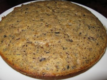 Gâteau noix, amandes et chocolat