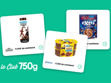 Avec le Club 750g, faites des économies : voici 3 offres pour récupérer de l’argent sur l’achat de mousses au chocolat, granola et du lait protéiné