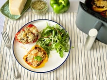 Poivrons farcis à la viande hachée au Air Fryer