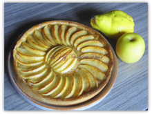 Tarte pommes-coings