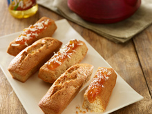 Financiers aux pommes et noix