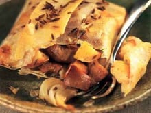 Pastillas de rognons de porc, pomme et cumin 