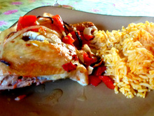 Cuisse de poulet a la bière