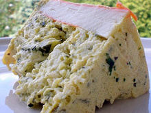 Charlotte à la courgette et au surimi