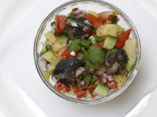 Salade indienne aux escargots