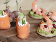 Makis de saumon fumé à la pomme Granny Smith