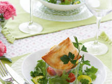 Croustillants au poulet façon pastilla