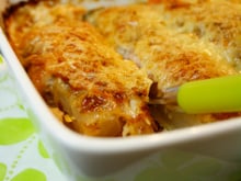 Gratin d'endives au saumon