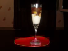 Verrine de fruits au chocolat maison