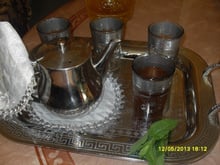 Thé marocain à la menthe