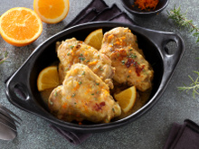 Poulet facile à l'orange
