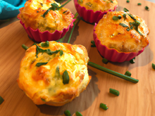 Petits soufflés fromage/ciboulette