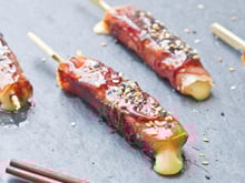Yakitori Cantal et jambon d'Auvergne