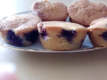 Muffins Fraises-Myrtilles