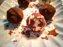 Truffe de Noël à l'amaretto et chocolat au lait