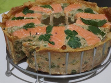 Tourte au saumon au thermomix