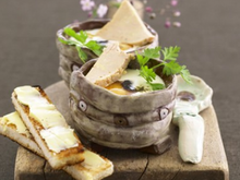 Œufs cocotte au foie gras