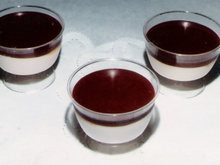 Coupelle de lait au chocolat