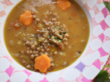 Soupe aux lentilles corail facile