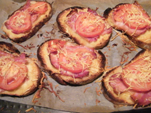 Tartinette au jambon