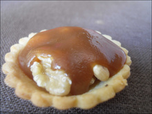 Tartelettes sablées au caramel et aux noix
