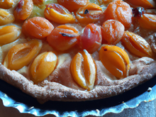 Tarte aux abricots sans crème ni amande